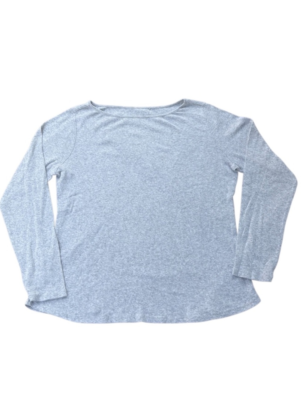 Tommy Bahama Women’s Long Sleeve Top Gray Size XL Soft Knit Lounge Casual Basic